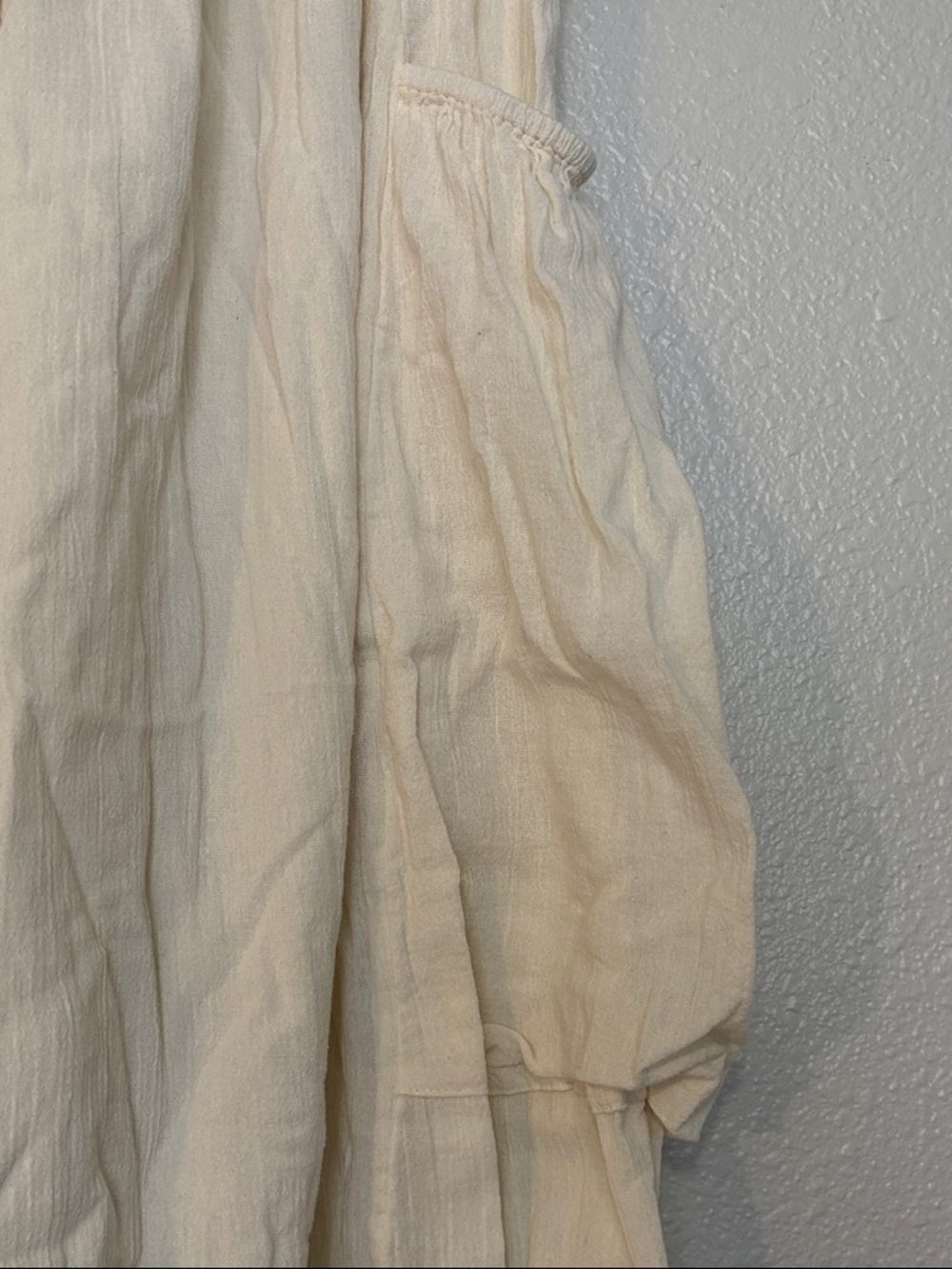 Free People Wide Leg Cotton Gauzy Cargo Harem Style Pants - Picture 8 of 15
